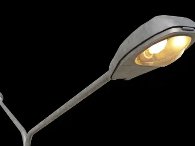 Street Light Assets Pack Low-poly 3D model