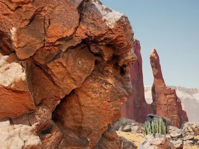 Unreal Desert  3D model