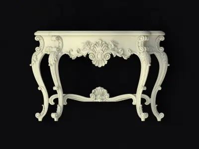 dressing table home furniture 3D model