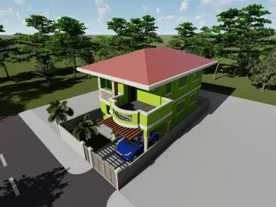 GREEN HOUSE 3D model