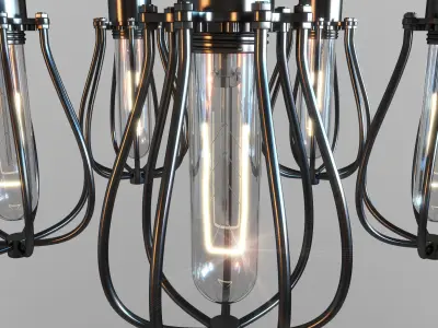 Burt Pendant Light 3D model