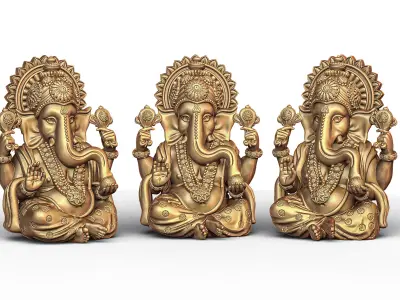 Ganesh Ji Model 01 Light Weight  Models in All Sizes  3D print model