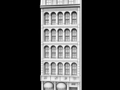 face for background vol3 3D model