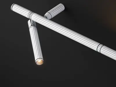 Backlight K wall mounted lamp 3D model