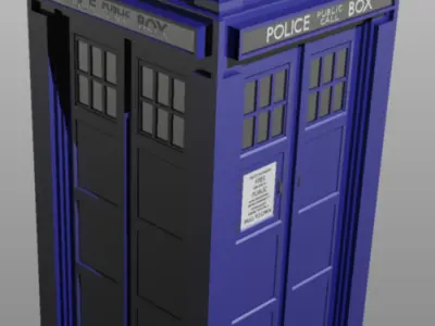 Dr Who Tardis 3D model