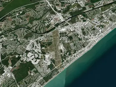 Cityscape Myrtle Beach USA 3D model