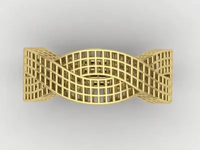 Fusion ring 09 3D print model