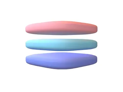 Layers Icon V1 004 Low-poly 3D model