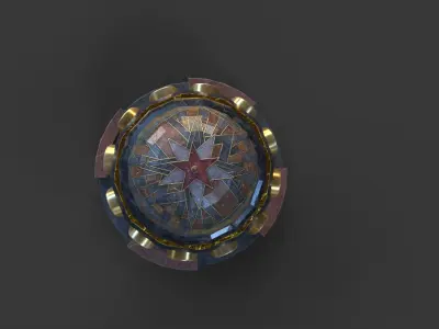 Ottoman Dome Pavilion Low-poly 3D model