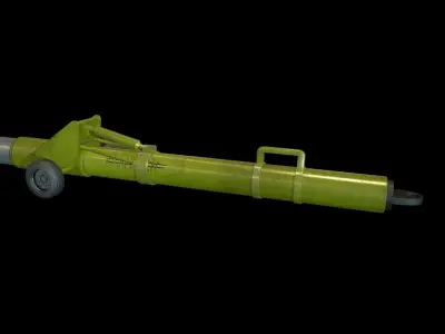 Airport Tow Bar Low-poly 3D model