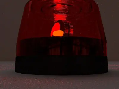 Strobe Light 3D model