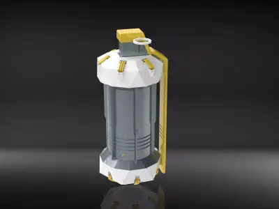 Sci-Fi Grenade as Stash Container 3D print model