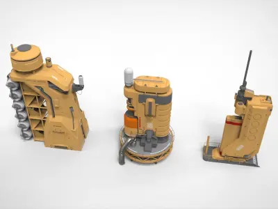 Sci Fi Modular Environment 18 3D model