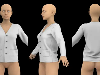 FEMALE CLOTHES PACK 2021 genesis 8 highpoly 3D model