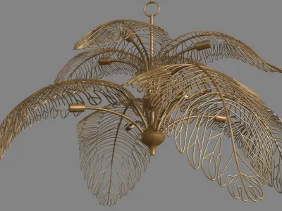 Wonder Eight Light Chandelier 3D model