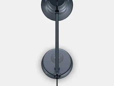 HEKTAR desk lamp with charging function Low-poly 3D model