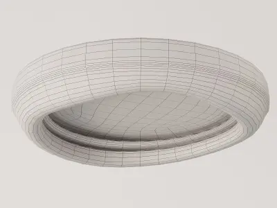 Led Ceiling Lights Low-poly 3D model