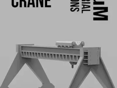 Port Crane 3D print model