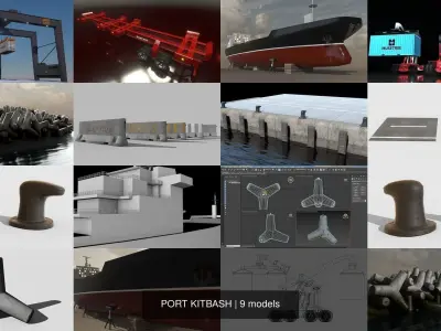 PORT KIT BUILD 3D Model Pack