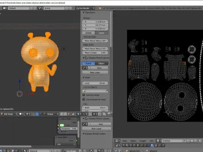 Plastic Toy - Alien Friend 3D model