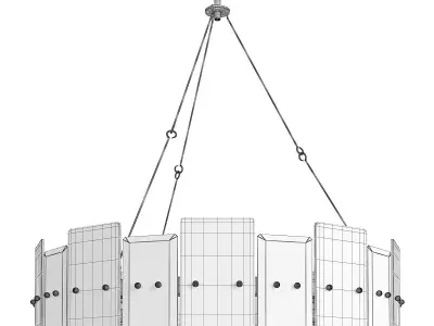 ANABEL CHANDELIER Low-poly 3D model