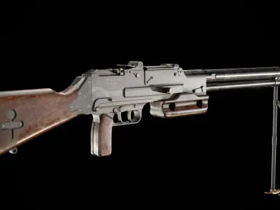 Chatellerault FM M24-29 Low-poly 3D model