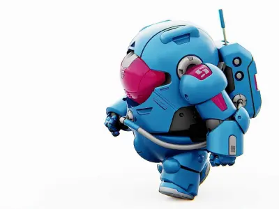 AMONG US CONCEPT CHARACTER C   RIGGED 3D model