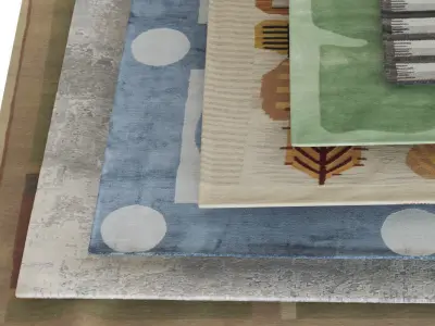 rug collection 02 3D model