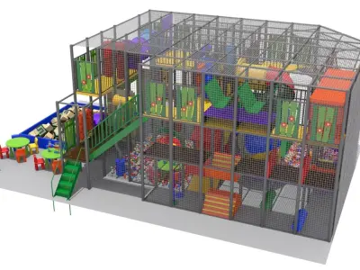Indoor Playground 3D model