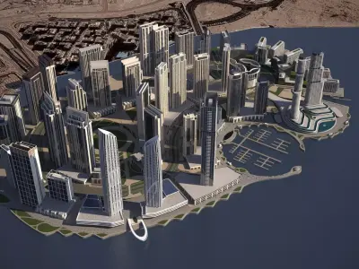 Creek Harbour Dubai 3D model