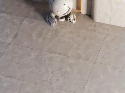 Grunge Rough Ceramic Tile - 4K - PBR Texture