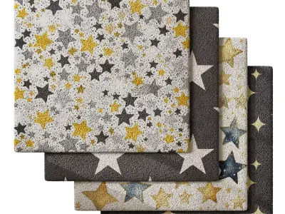 Kids Carpet Set 38 3D model