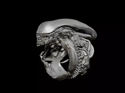 Alien 1979 Ring Size 10 US 3D print model