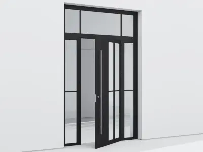 Aluminium door 270 3D model