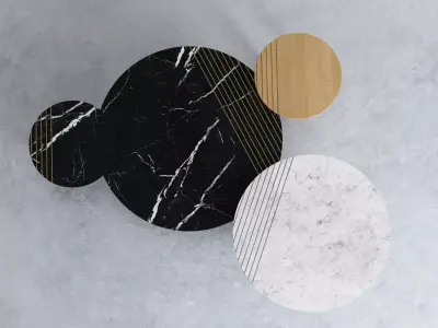 Groove Tables 3D model