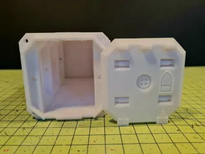 Sci-Fi Armoured Containers 3D print model