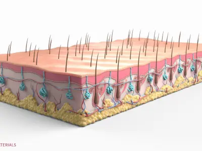 Skin Hairs Cross Section 