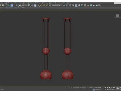 Jojo Mini Pendant Light Low-poly 3D model