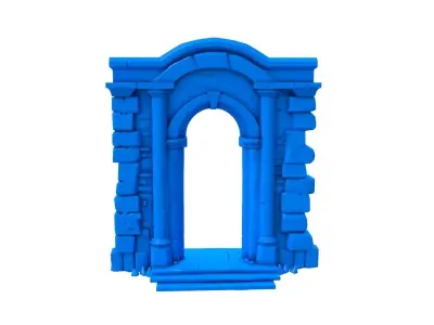 Gothic Arch -  arch -  arch stl -  Gothic Arch Border  3D print model
