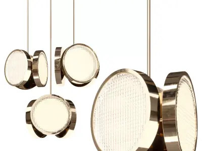 Lampatron ULF TRIO pendant light 3D model