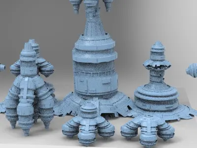 Power relay Shard collection 2  3D model