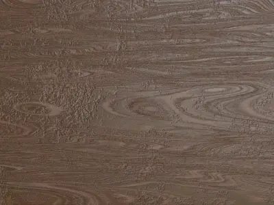 Modern Blue Stained Wood Geometric Mosaic PBR Seamless Texture