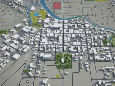 Nelson  Low-poly 3D model