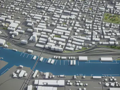 Tacoma  Low-poly 3D model