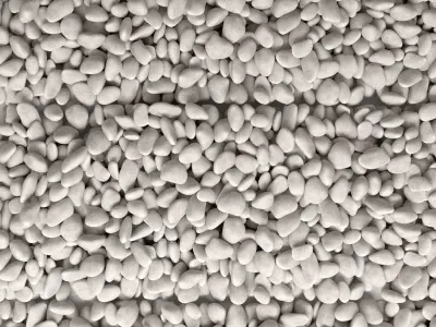 Stone pebble 3D model