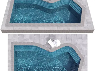 SWIMMING POOL NO106 A 3D model