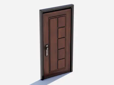 Door 01 Low-poly 3D model purchase