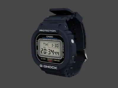Tough Digital watch 3D model