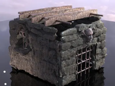 Heman Dungeon Full kit bash 3D model