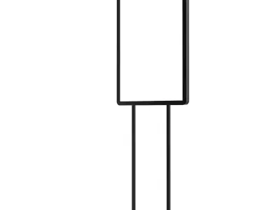 Advertising stand display Billboard 09 Low-poly 3D model